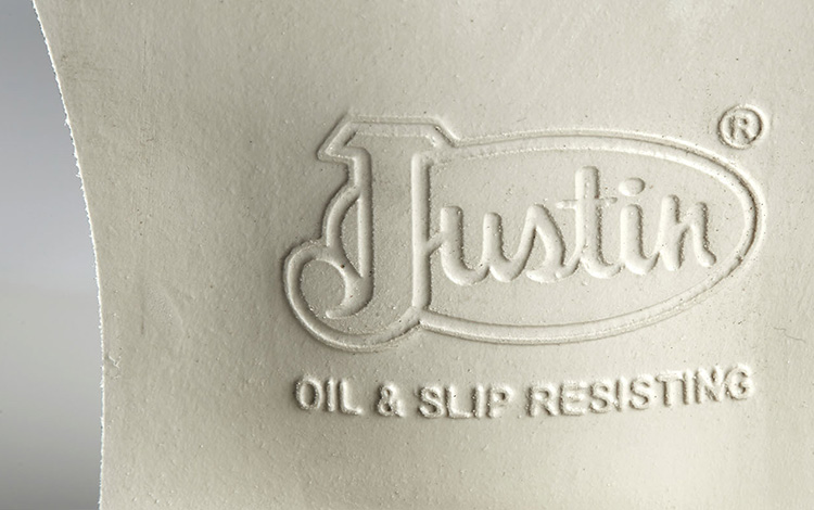 Justin oil and slip resisting sole